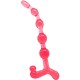 BENDY TWIST ANAL BEADS  RED