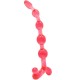 BENDY TWIST ANAL BEADS  RED