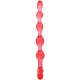 BENDY TWIST ANAL BEADS  RED