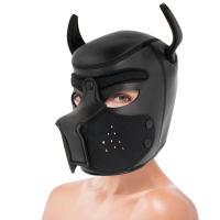 DARKNESS NEOPRENE DOG HOOD WITH REMOVABLE 