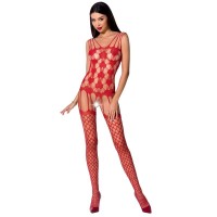 PASSION WOMAN BS067 BODYSTOCKING - RED ONE