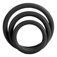 Комплект пенис рингове CALEX TRI-RINGS BLACK