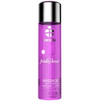 SWEDE FRUITY LOVE WARMING EFFECT MASSAGE OIL PINK RASPBERRY AND RHUBARB 60 ML.