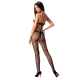 PASSION WOMAN BS080 BODYSTOCKING - BLACK ONE SIZE