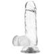 XRAY HARNESS + CLEAR COCK WITH BALLS  15.5CM X 3.5CM