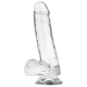 XRAY HARNESS + CLEAR COCK WITH BALLS  18.5CM X 3.8CM