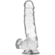 XRAY HARNESS + CLEAR COCK WITH BALLS  18.5CM X 3.8CM