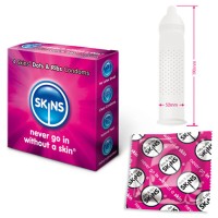 Комплект презервативи Skins на точки и грапавини 4 броя