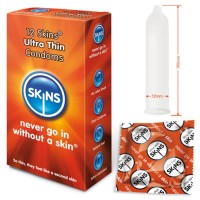 Комплект презервативи Skins ултра тънки 12 броя