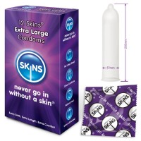 Комплект презервативи Skins размер XL 12 броя