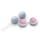 Луксозни вагинални топчета в синьо и розово за дискретен масаж